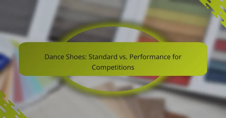 Dance Shoes: Standard vs. Performance for Competitions